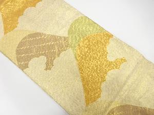 佐賀錦雲に山並模様織出し袋帯